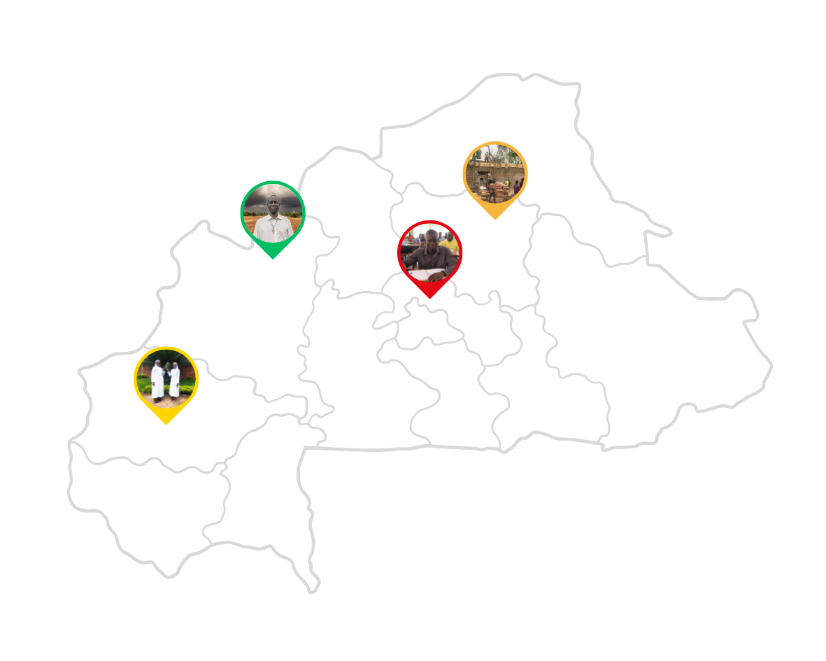 ACN project map for Burkina Faso