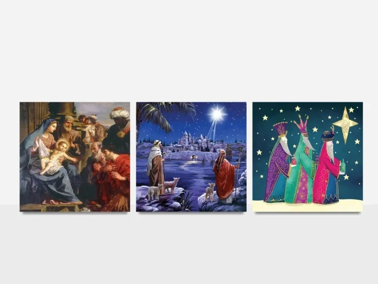 Selection of religious Christmas cards