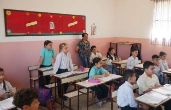 School classroom in Lebanon