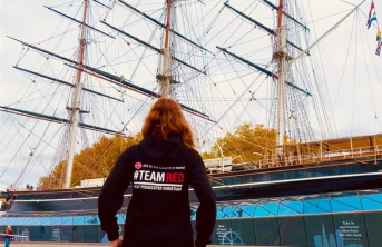 #TeamRed climbing fundraiser