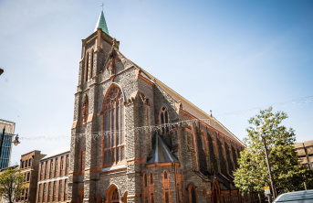 Exterior of Cardiff Metropolitan Cathedral in Cardiff