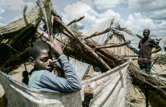 Child in IDP camp in Cabo Delgado