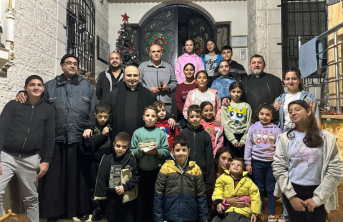 Father Gabriel Romanelli from the Latin Patriarchate of Jerusalem 