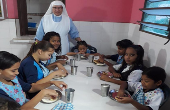 -Children helped by the Sisters of the Missionary Association of Jesus and Mary