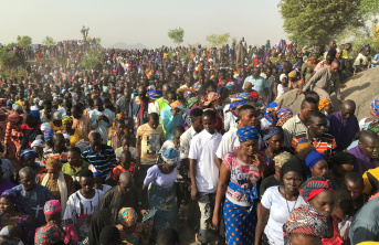 Annual Stations of the Cross with Bishop Oliver Dashe Doeme at the Holy Mountain of the Cross pilgrimage Centre, Whuabazhi