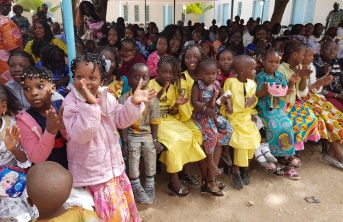 Sunday gathering with the children in Nouakchott Diocese, Mauritania 