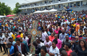 Young people participating in the National Youth Congress in Fort Liberte