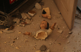 church Damage caused by the earthquake in the Mandalay Archdiocese, Burma 