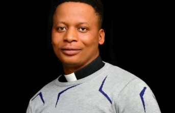 Fr Nathaniel Asuwaye who spent three months in captivity 