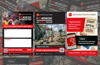 A selection of fundraising materials and posters