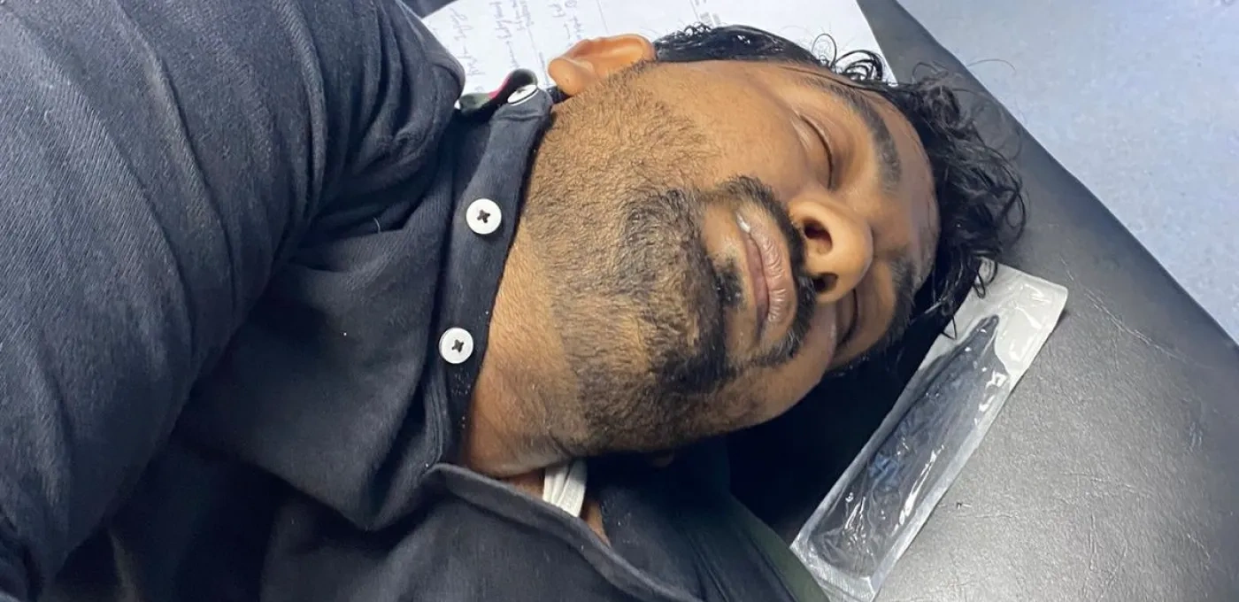 Suleman Masih in hospital following his attack