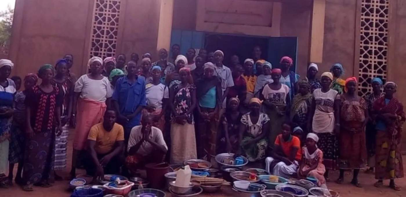 A church in Zekuy, Burkina Faso which was attacked by extremists earlier this month.