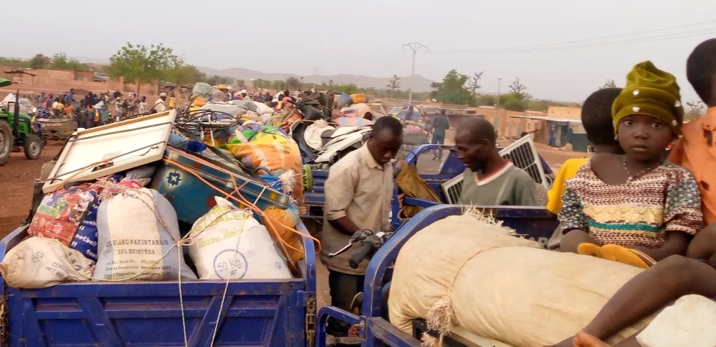 Displaced Christians in Burkina Faso.