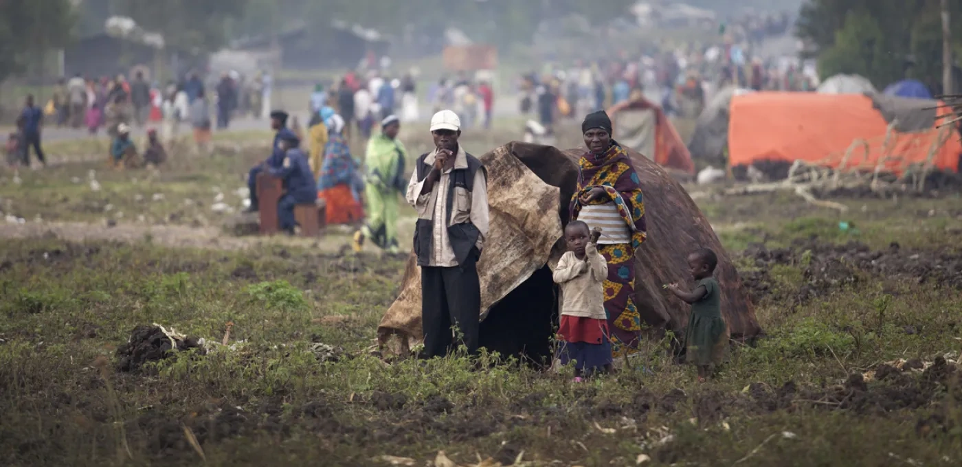 An IDP camp in Goma.