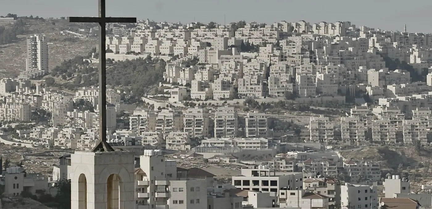 A Christian site in the West Bank.