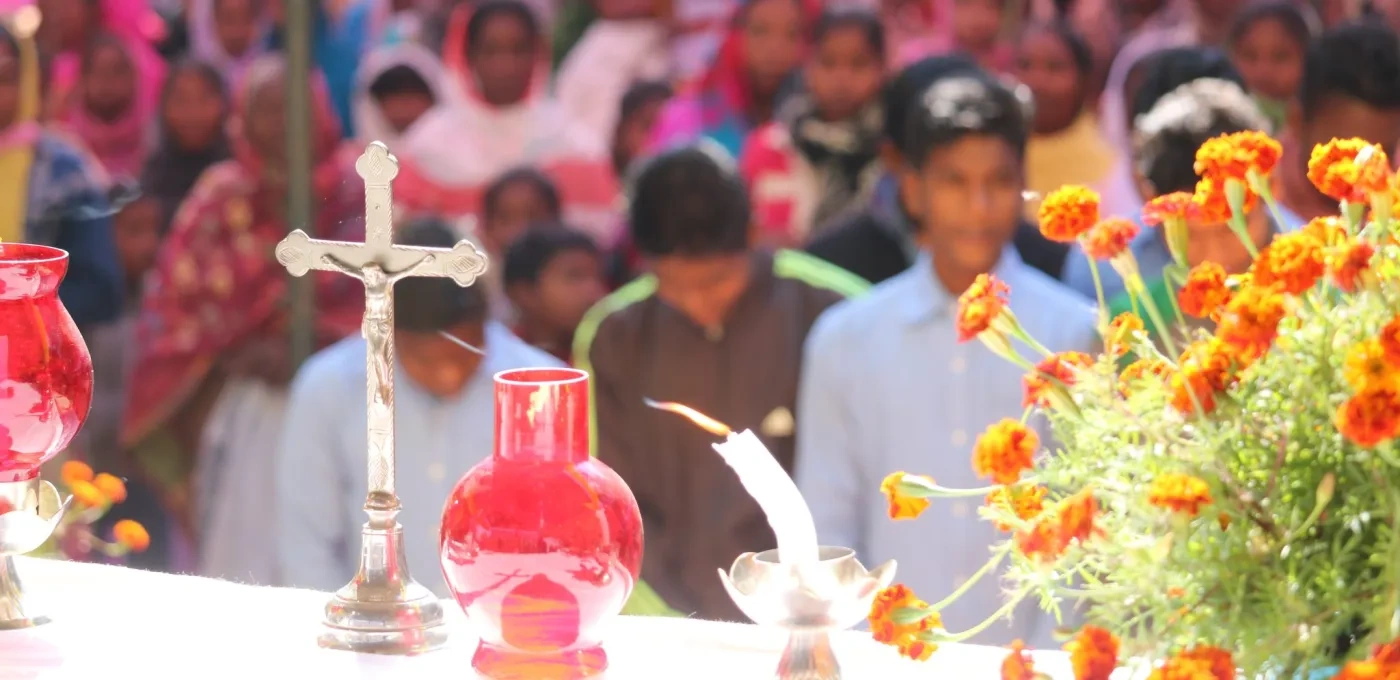 Mass being celebrated in India