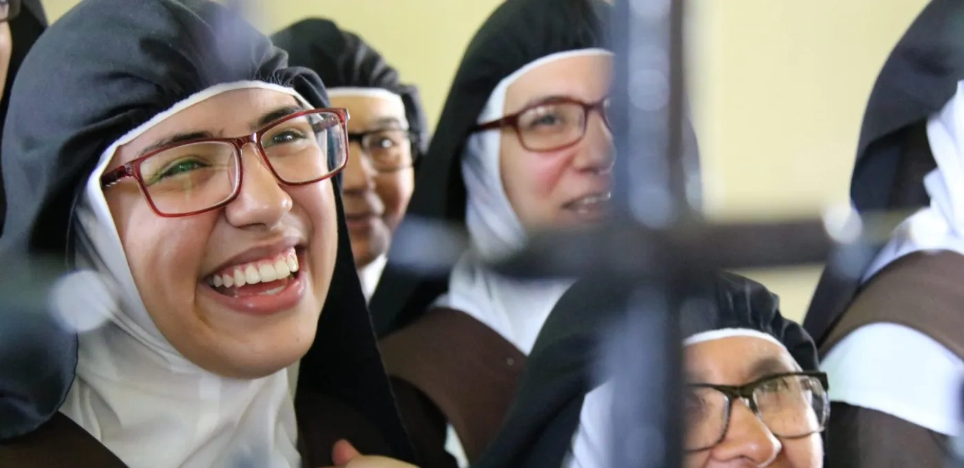 Sisters smiling together