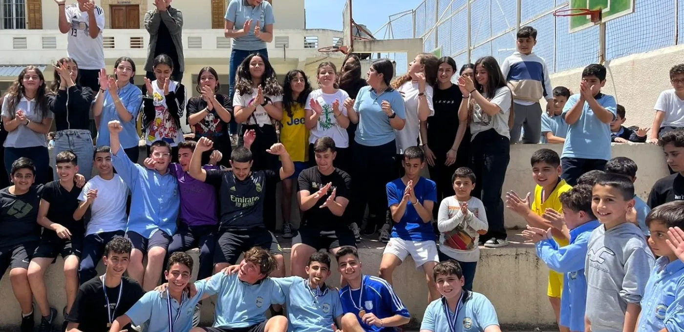 Christian children returning to school