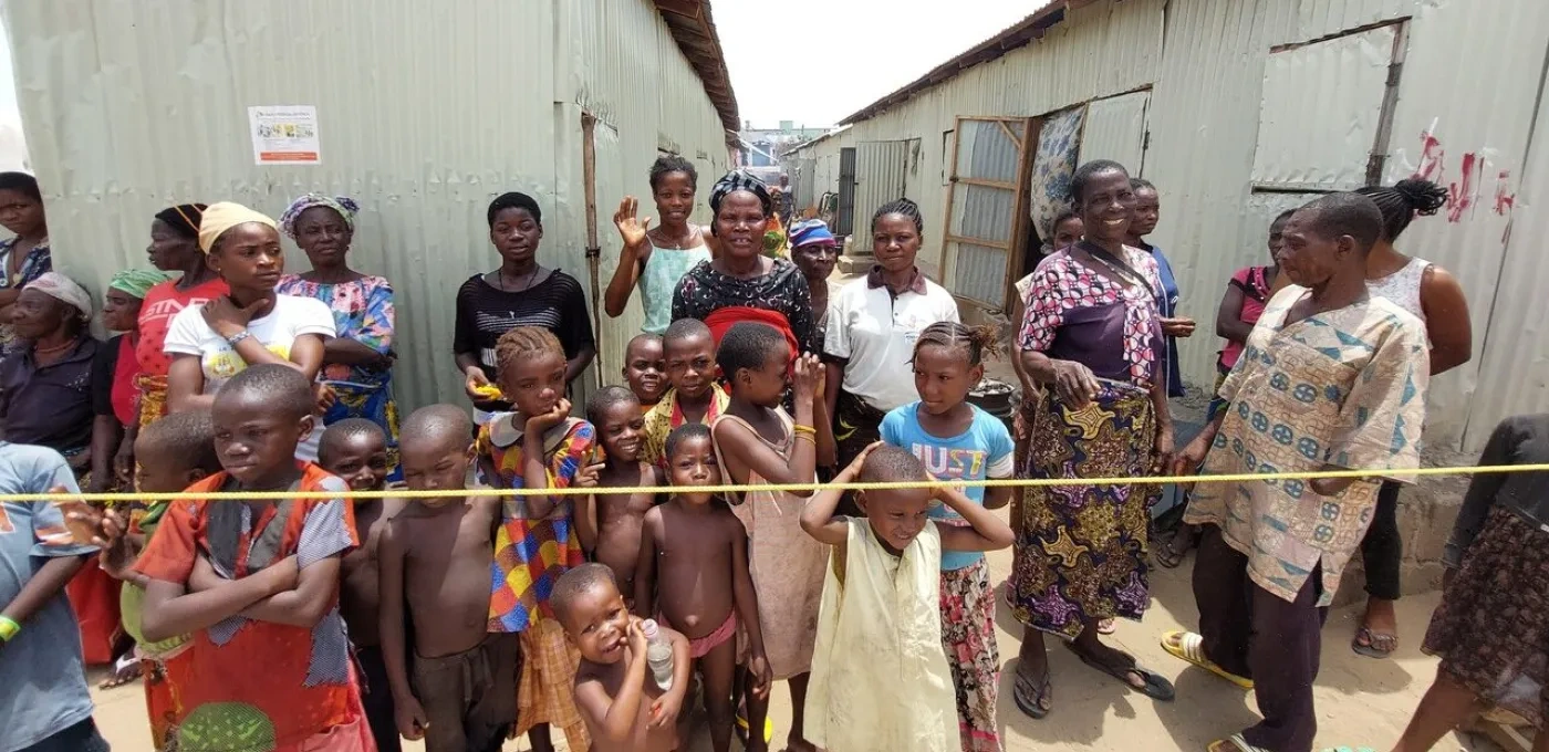 Displaced people in Benue State, Nigeria.