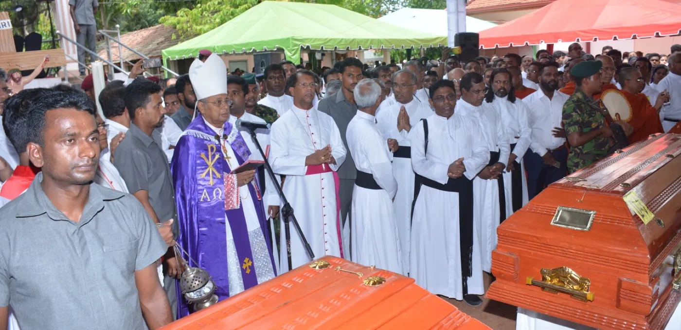 The funeral of the victims of the Easter Sunday 2019 massacre