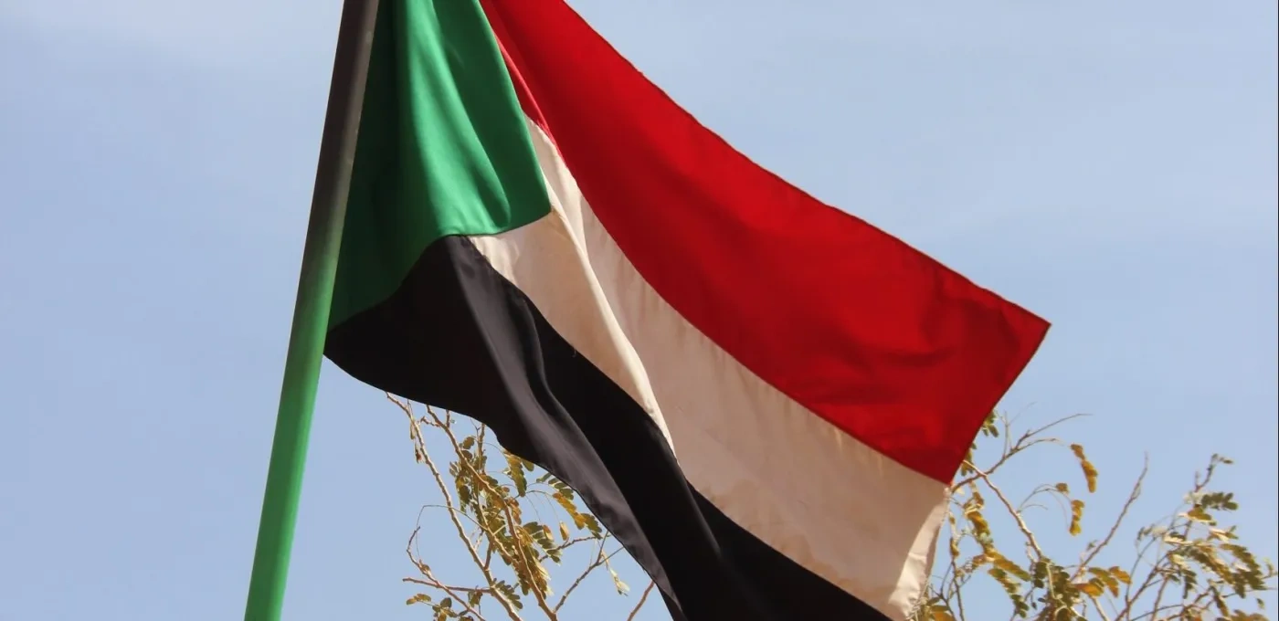 The flag of Sudan.