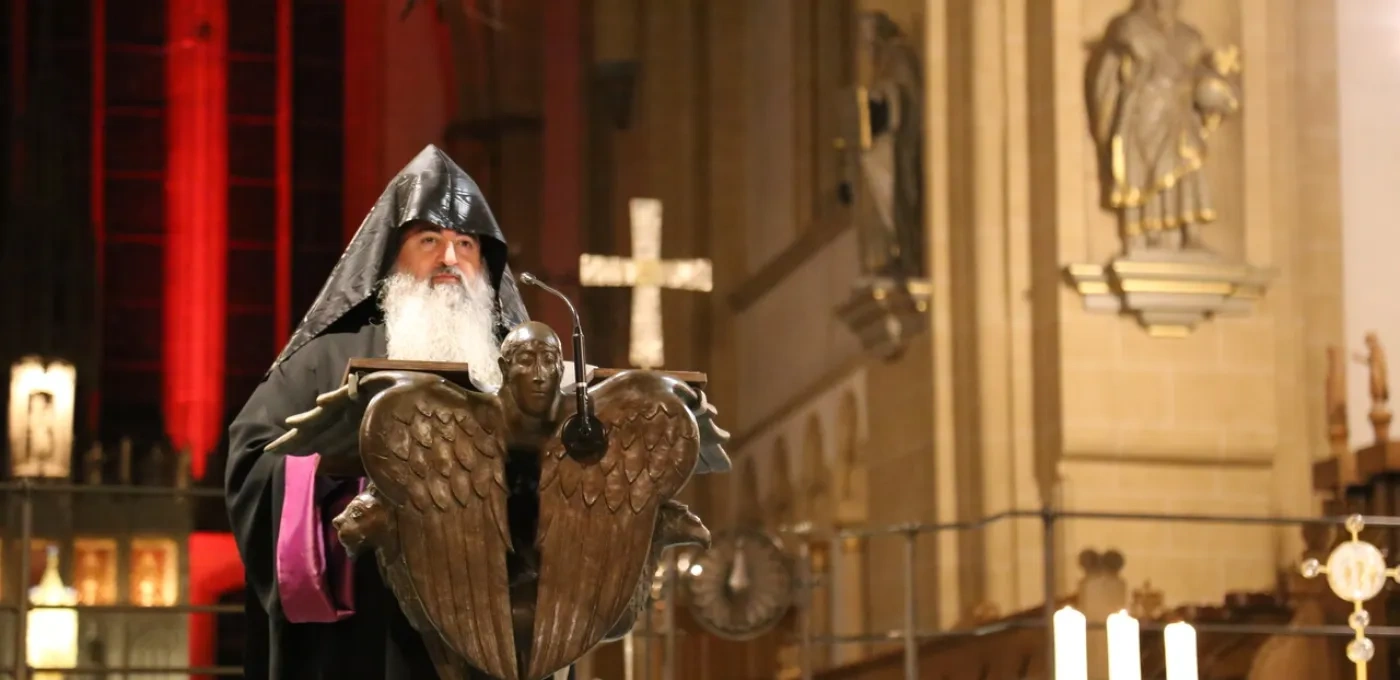 Armenian Orthodox Bishop Magar Ashkarian of Aleppo.