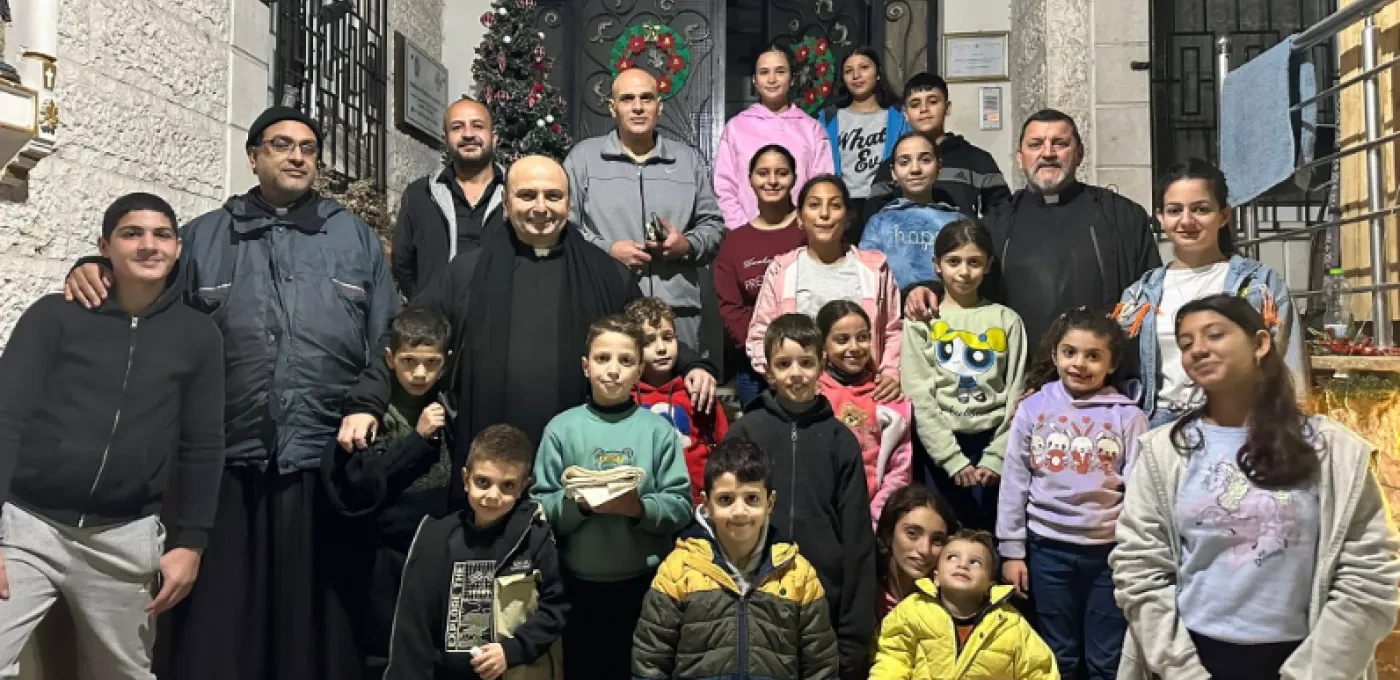 Father Gabriel Romanelli from the Latin Patriarchate of Jerusalem 