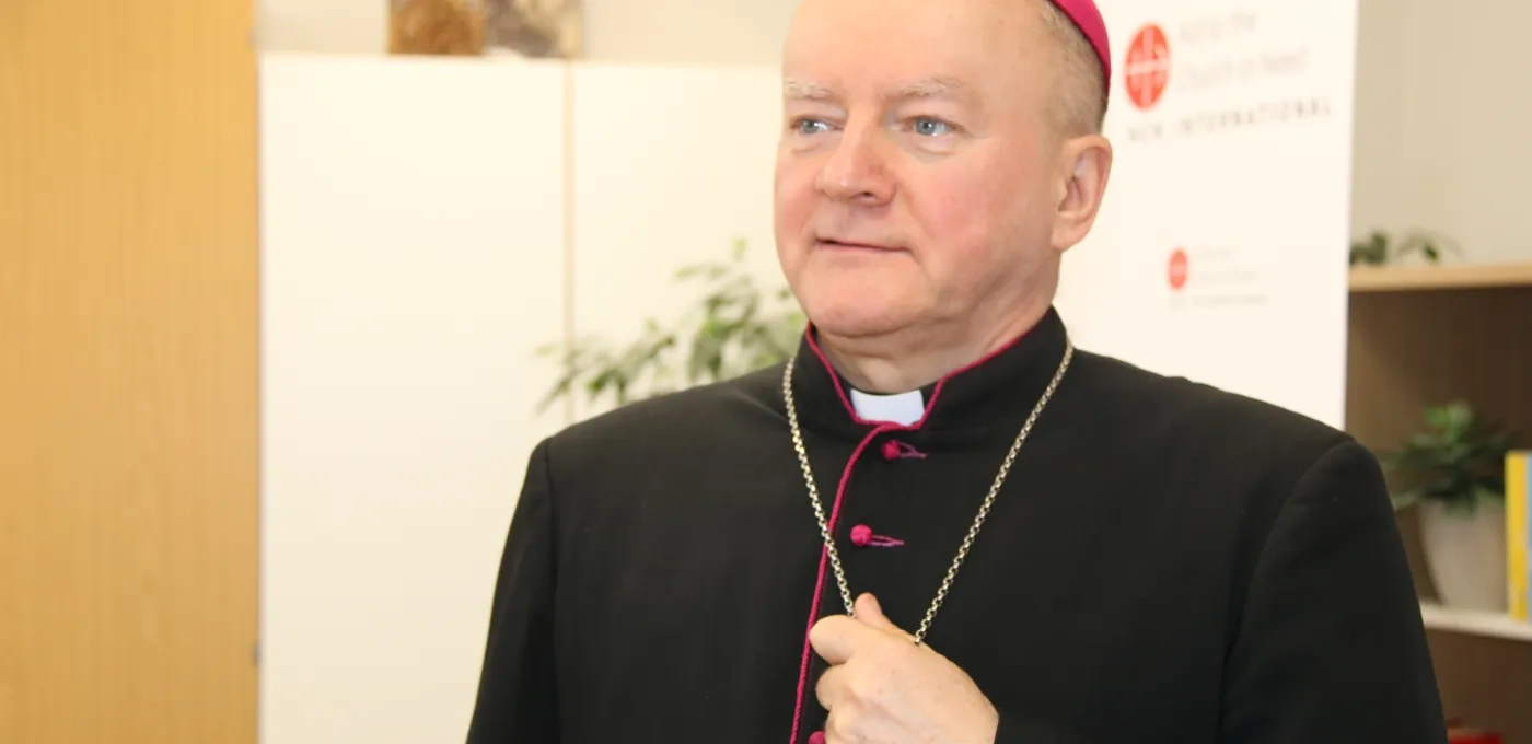 Picture of Bishop Jan Sobilo of Kharkiv-Zaporizhzhia Diocese, eastern Ukraine