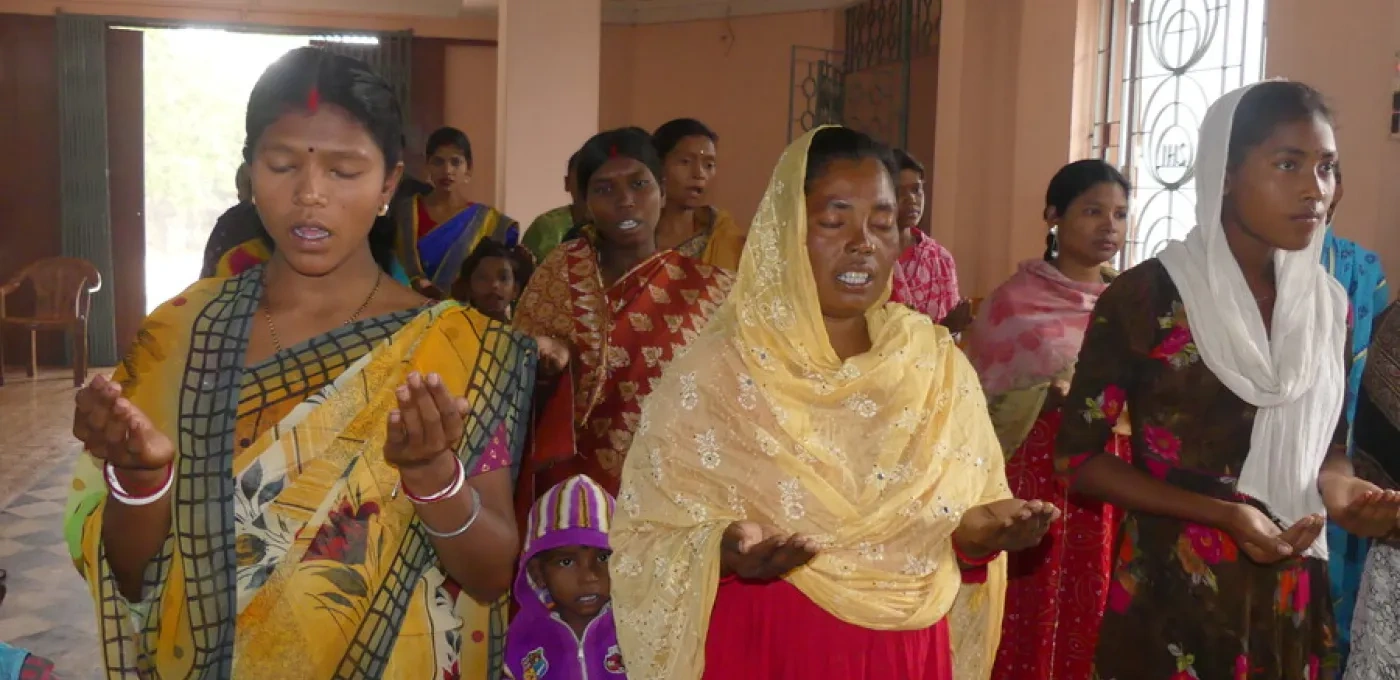Mass in St Dominic Savio Church, Darafnagar, Krishnagar Diocese