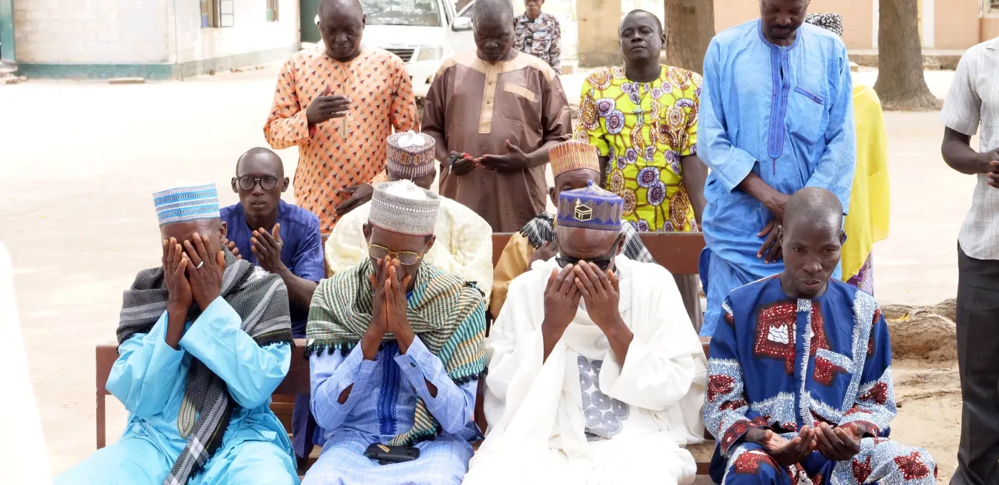 Community leaders in NIgeria come together to discuss issues 