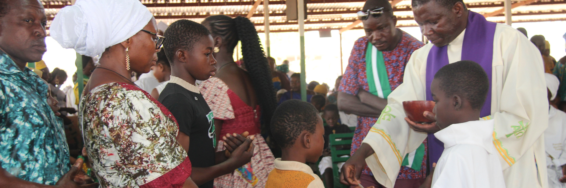 Sunday Mass in the Parish Sant Jean de Toudbweogo, Burkina Faso