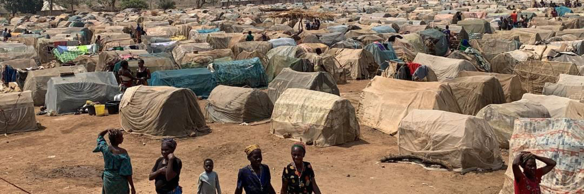 	Sleeping mats and blankets for 2500 IDPs living in a camp in Guma