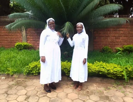 Two Sisters recently taking their vows