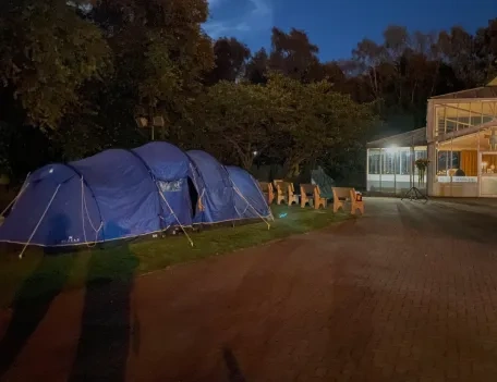 Carfin Grotto camping