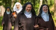 Four nuns in traditional habits