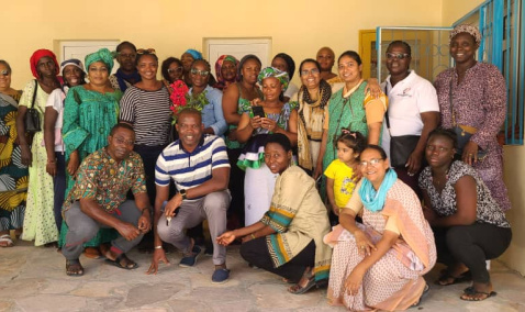 A group of Christian women meeting together