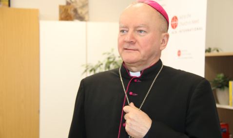 Picture of Bishop Jan Sobilo of Kharkiv-Zaporizhzhia Diocese, eastern Ukraine