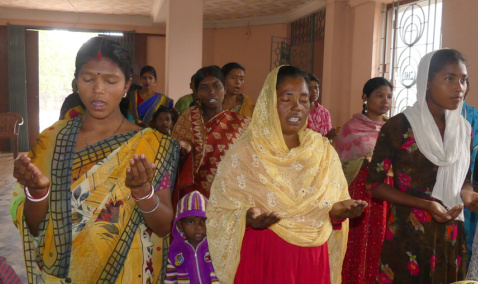 Mass in St Dominic Savio Church, Darafnagar, Krishnagar Diocese