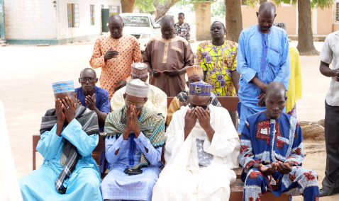 Community leaders in NIgeria come together to discuss issues 