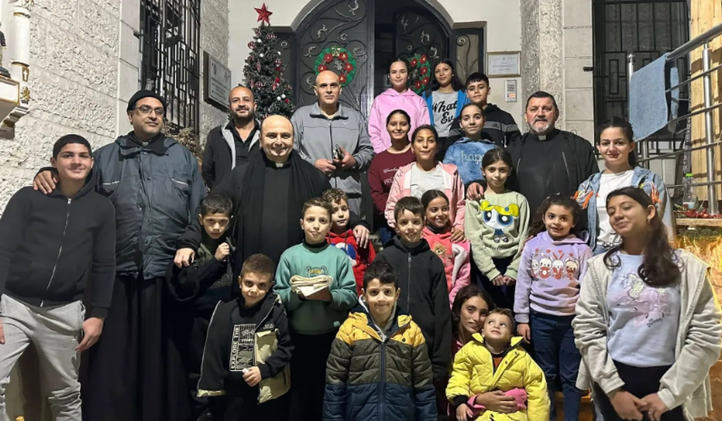 Father Gabriel Romanelli from the Latin Patriarchate of Jerusalem 