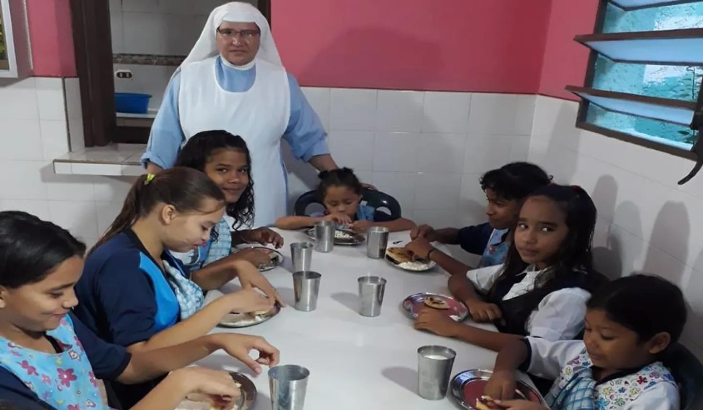 -Children helped by the Sisters of the Missionary Association of Jesus and Mary
