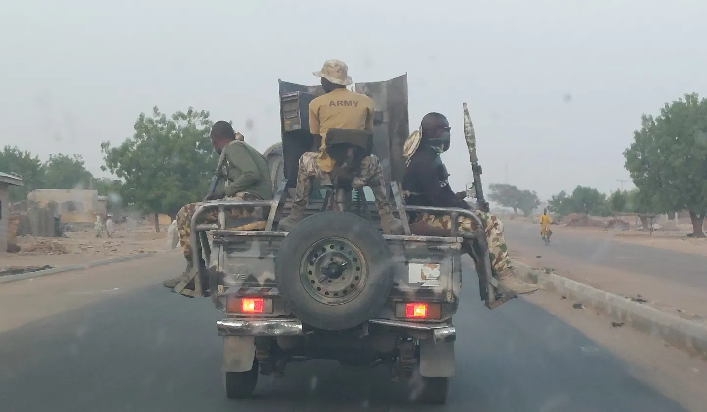 Military support driving towards Maiduguri in 2024 