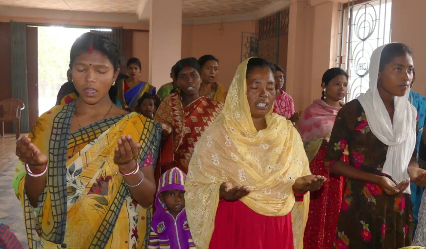Mass in St Dominic Savio Church, Darafnagar, Krishnagar Diocese