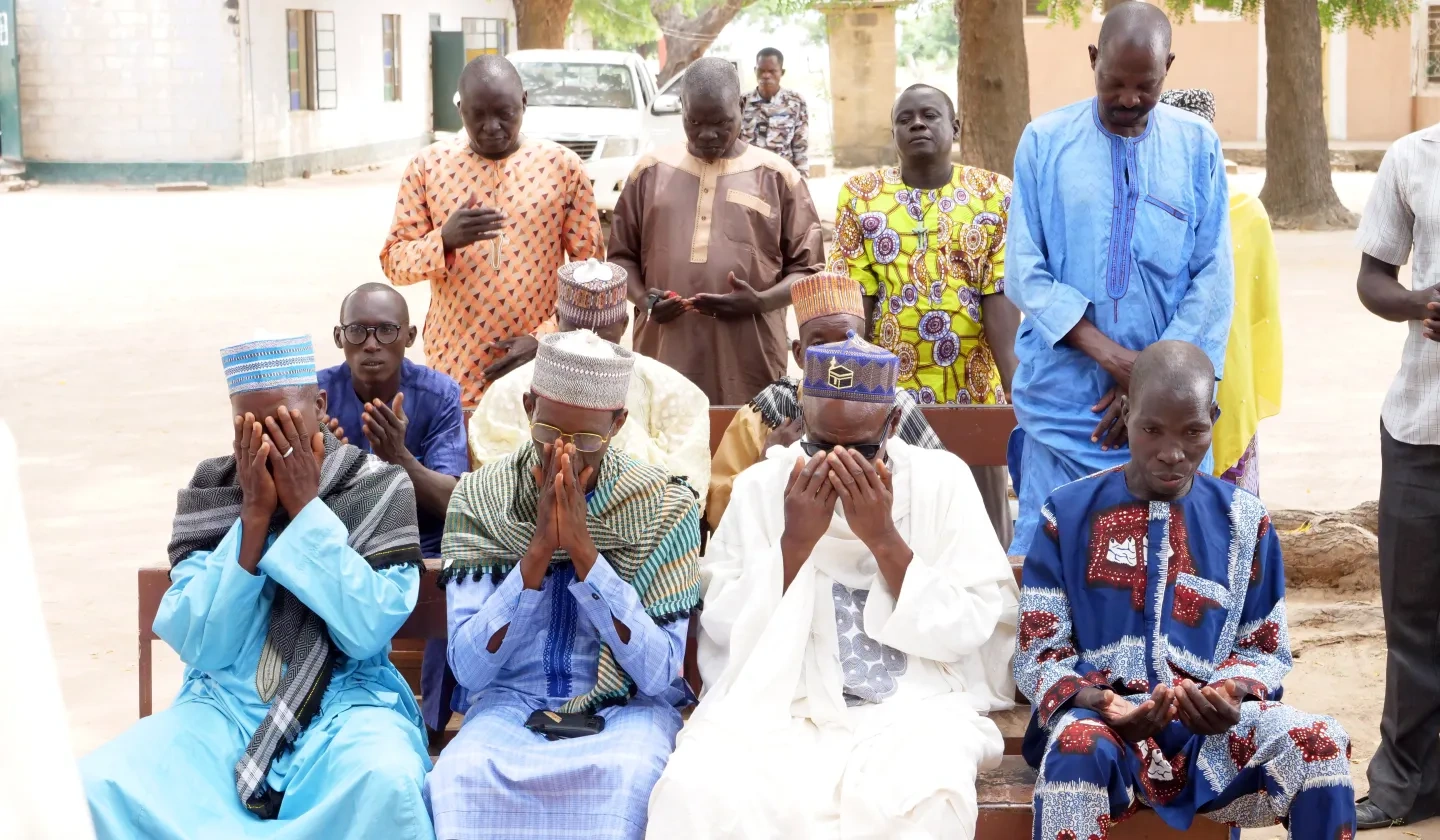 Community leaders in NIgeria come together to discuss issues 