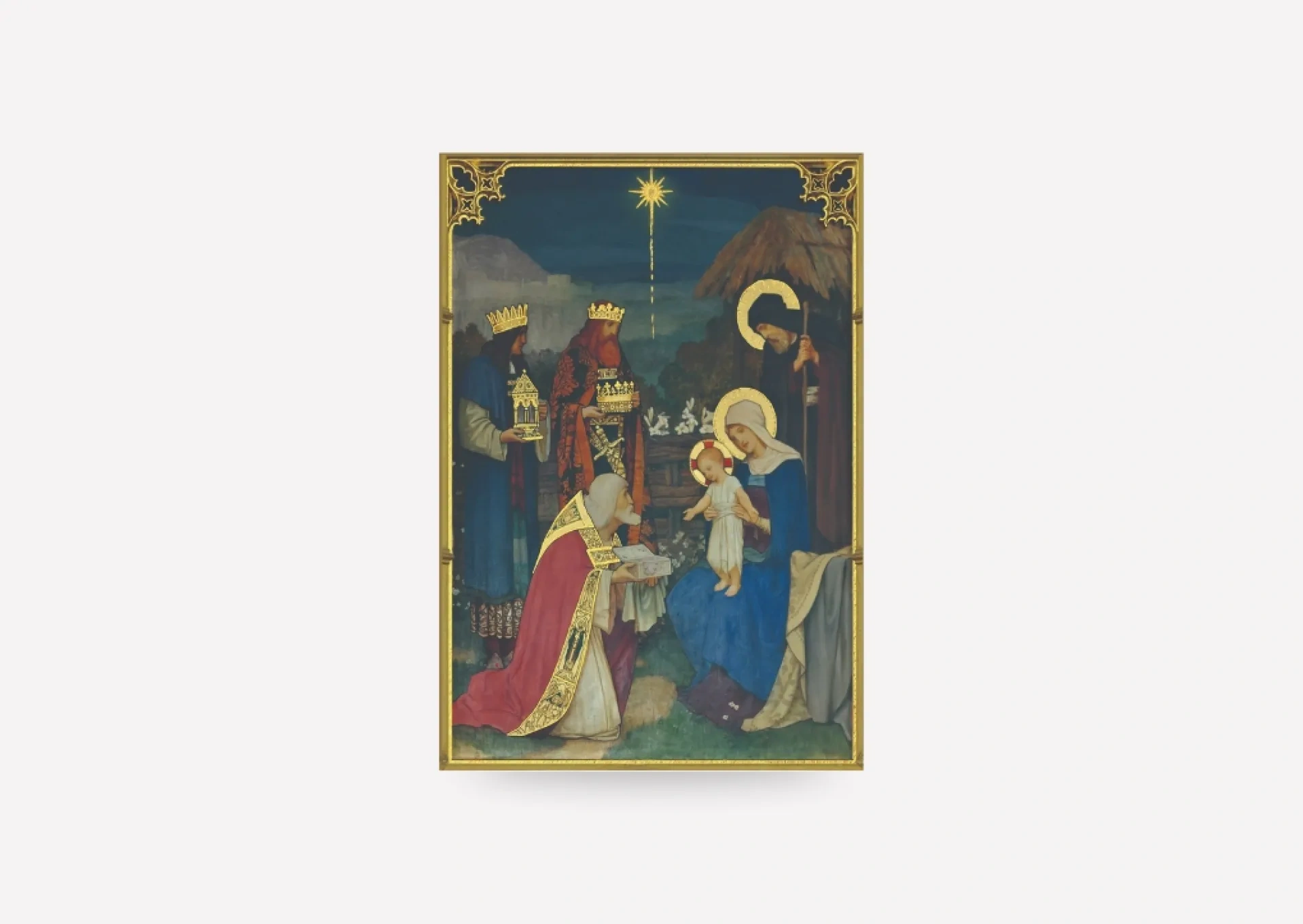 Adoration of the Magi - Luxury Single Card