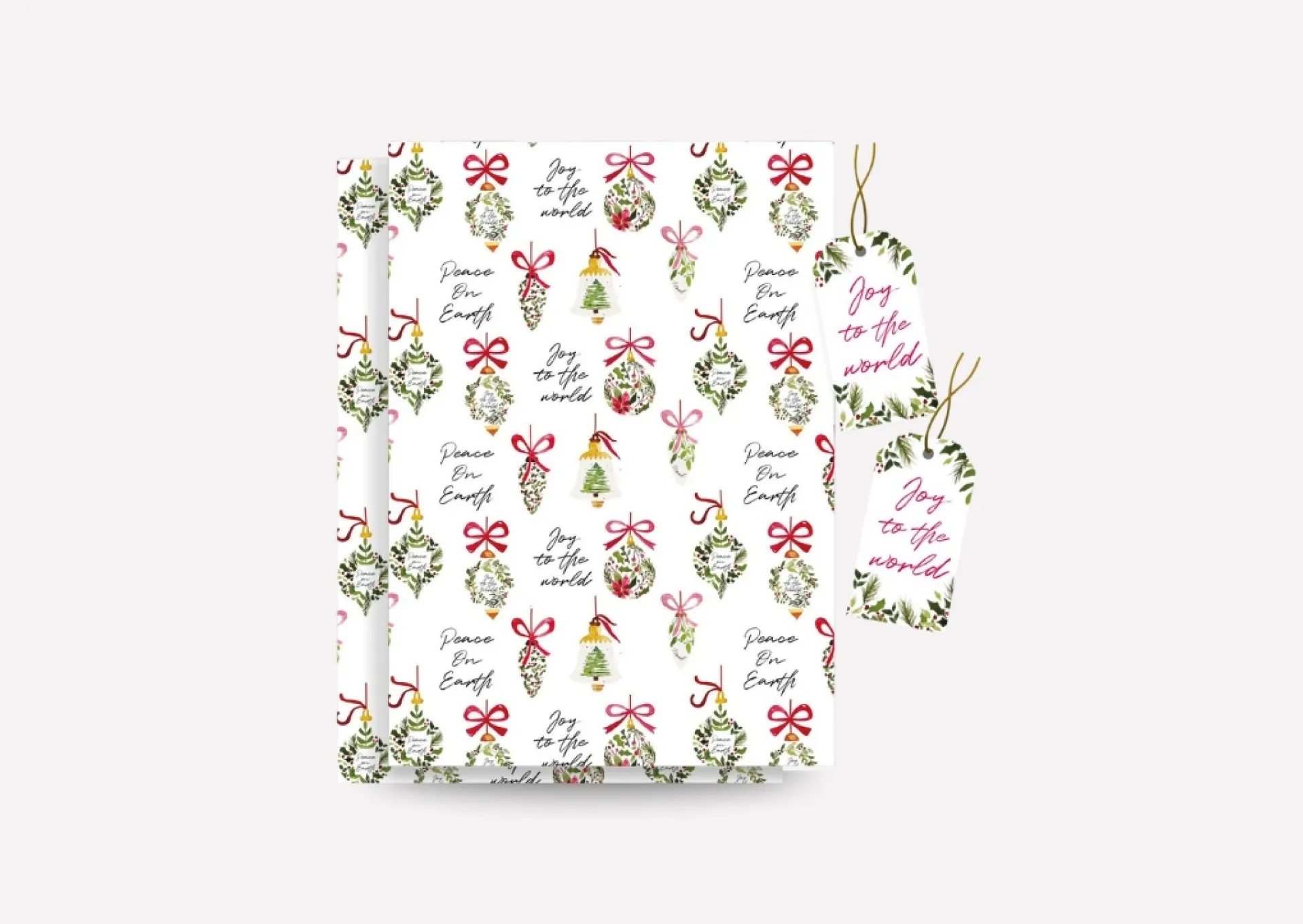 Baubles Christmas Wrapping Paper