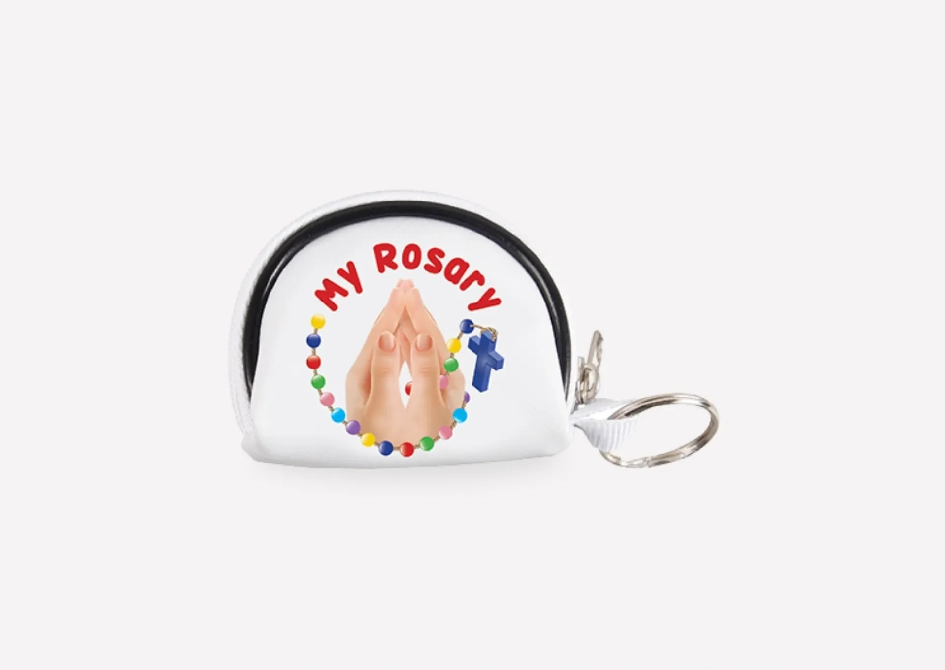Childs Keyring Rosary Purse
