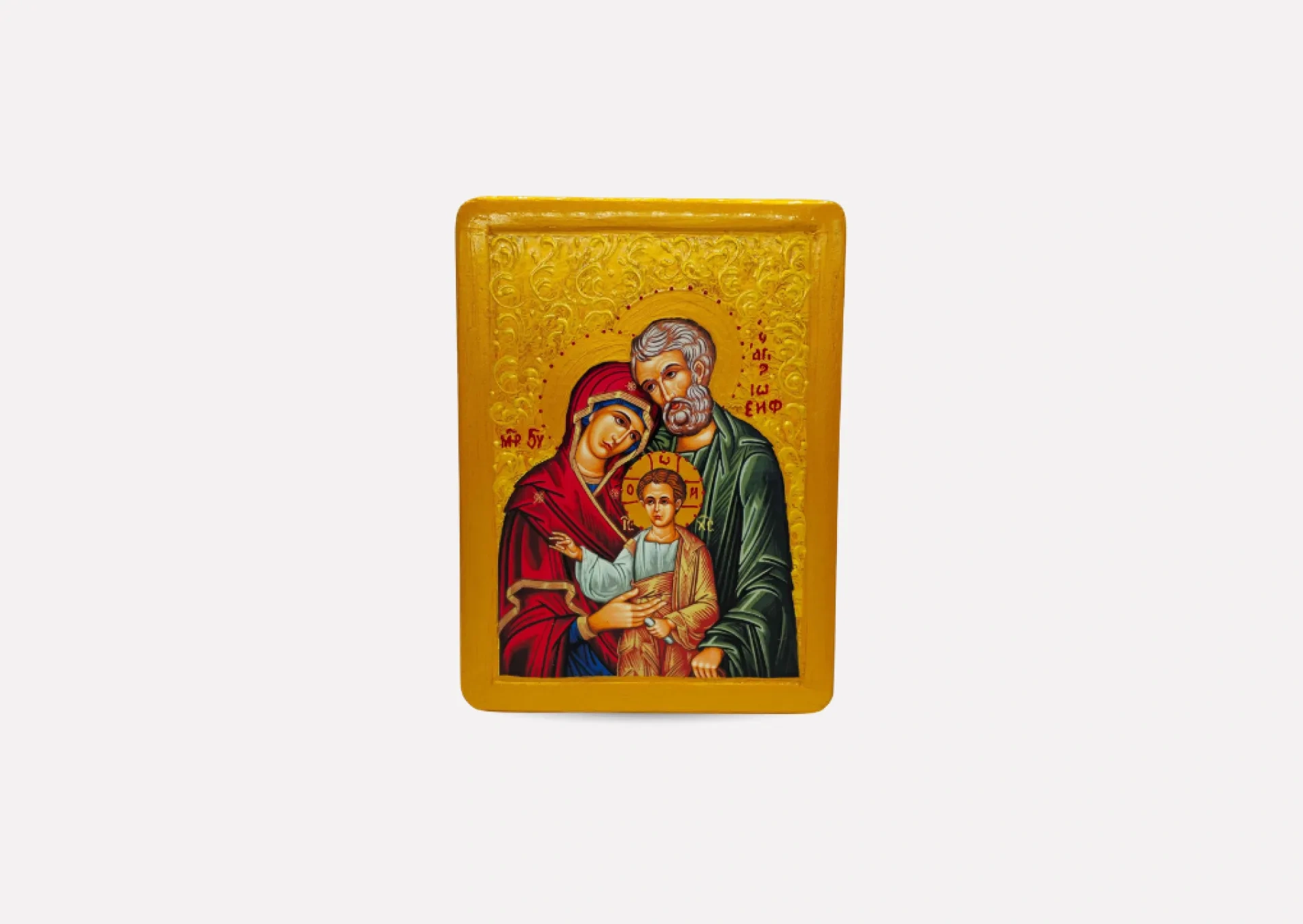 Holy Family Ukrainian Handmade Icon