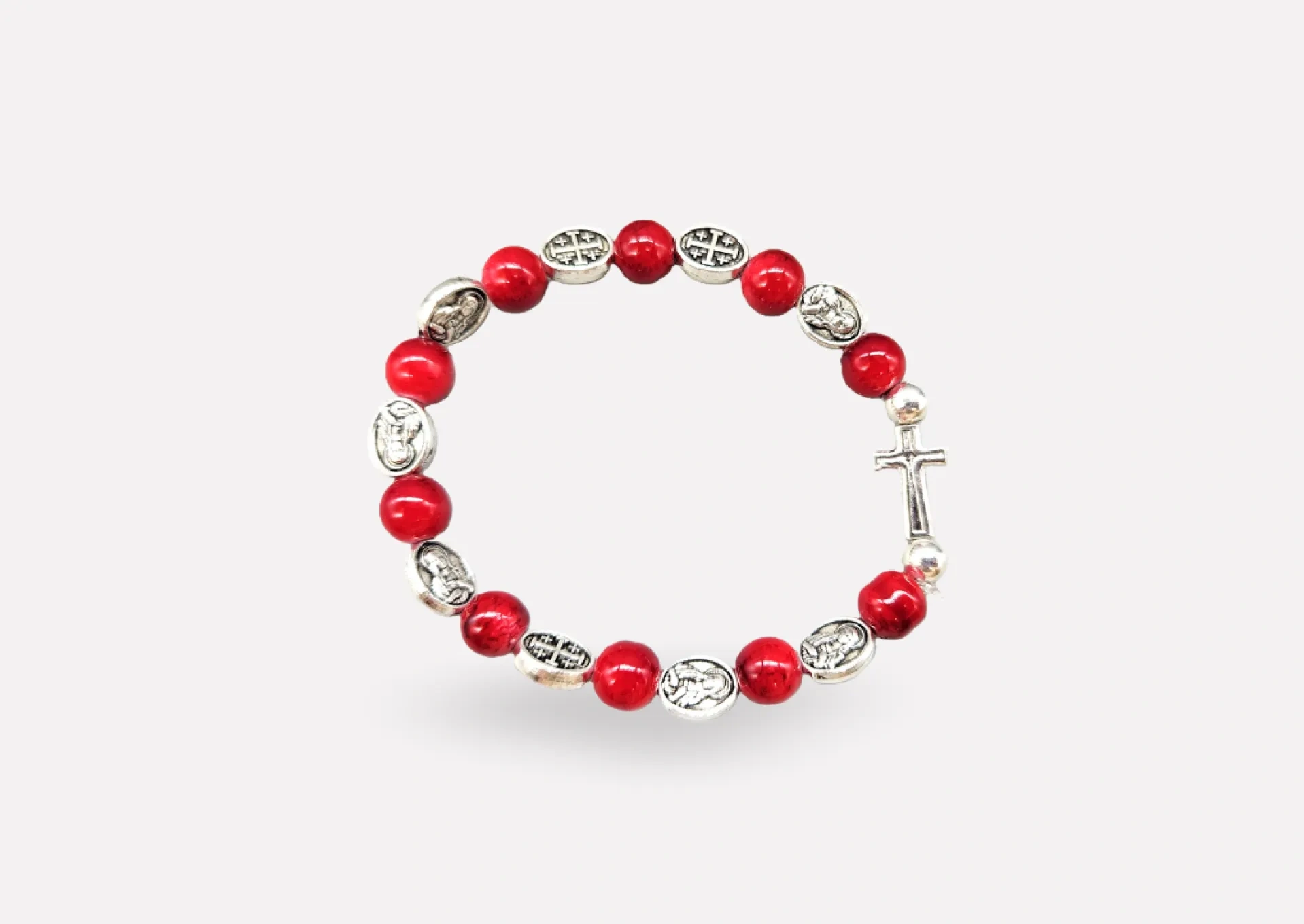 Holy Land Elasticated Red Bracelet