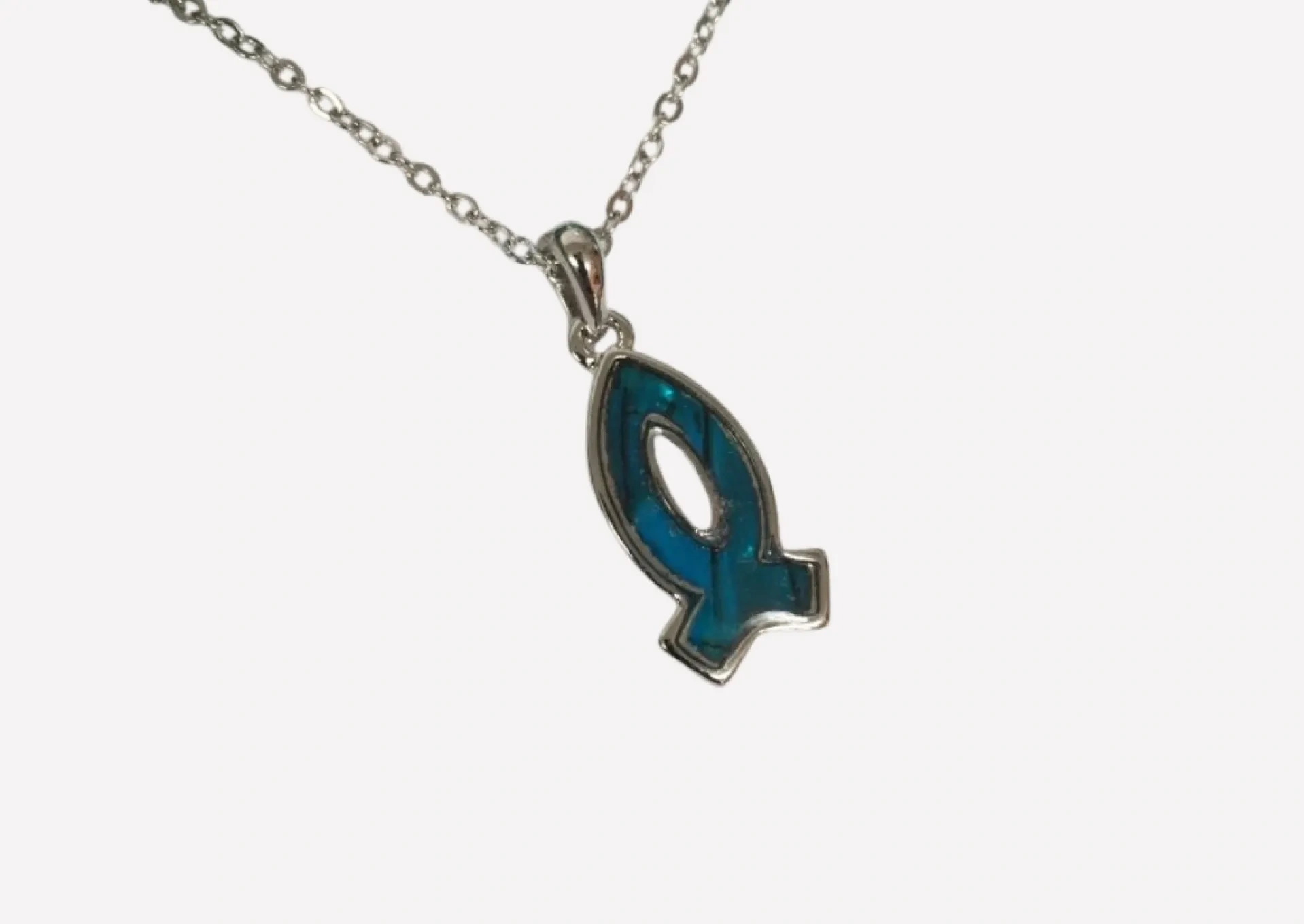 Ichthus Shell Fish Pendant